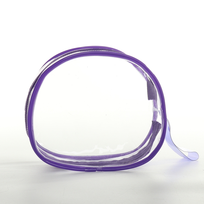 Косметичка на молнии, цвет фиолетовый Косметичка на молнии, цвет фиолетовый