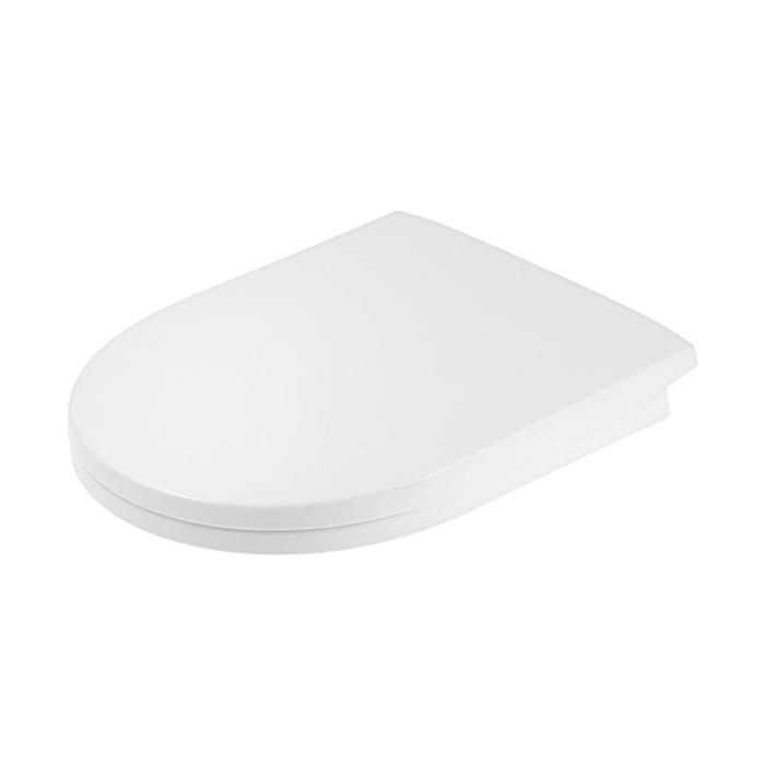 Сиденье для унитаза  Сиденье для унитаза "АНИ Пласт" WS0320, крепление микролифт, белое