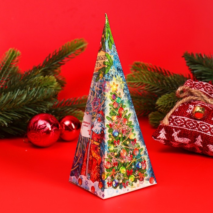 Новый год. Набор шоколадных конфет «Ёлочка», синяя, 105 г Новый год. Набор шоколадных конфет «Ёлочка», синяя, 105 г