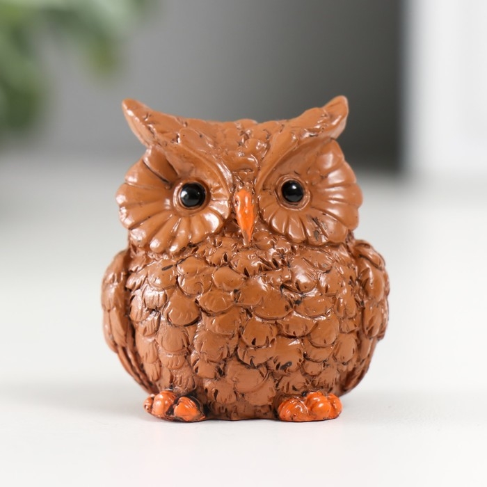 Сувенир полистоун Сувенир полистоун "Коричневая сова" МИКС 3х4х4,3 см