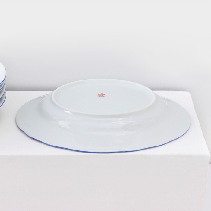 Набор фарфоровых тарелок «Гуси», 12 предметов: 6 супниц 350 мл, 6 плоских тарелок d=20 см, рисунок микс Набор фарфоровых тарелок «Гуси», 12 предметов: 6 супниц 350 мл, 6 плоских тарелок d=20 см, рисунок микс