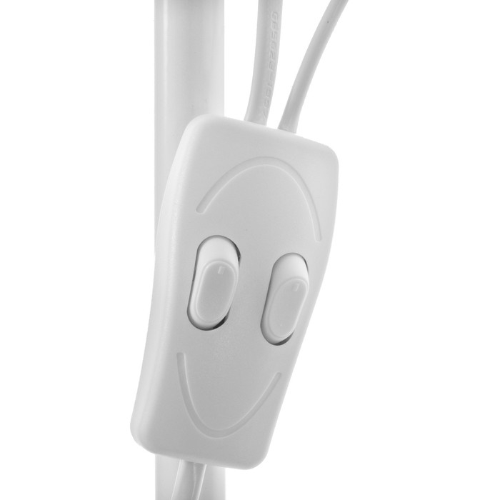 Торшер  Торшер "Тренд 2" 1х40Вт Е27+1хЕ27 40Вт белый 22х22х180 см.