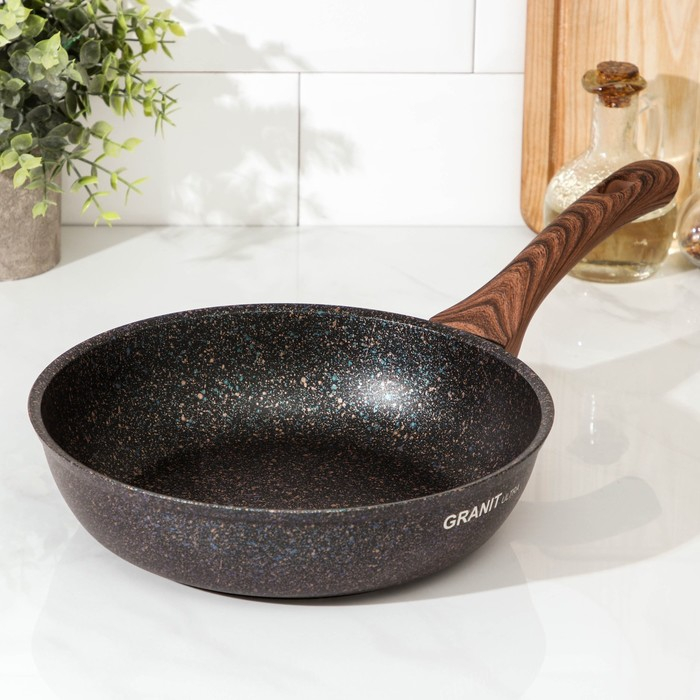 Сковорода Granit ultra, d=24 см, с ручкой, антипригарное покрытие Сковорода Granit ultra, d=24 см, с ручкой, антипригарное покрытие