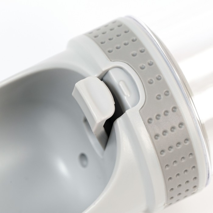 Поилка прогулочная 350 мл, серая