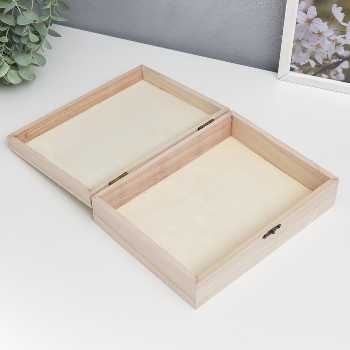 Шкатулка дерево под роспись Шкатулка дерево под роспись "Прямоугольная" 6х21,5х16,5 см