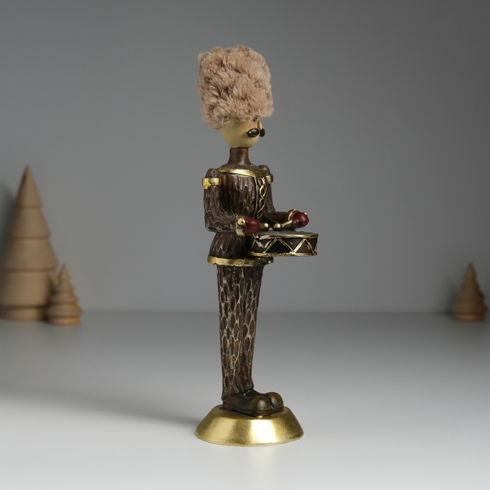 Сувенир полистоун  Сувенир полистоун "Солдатик с барабаном" 5х6х19 см