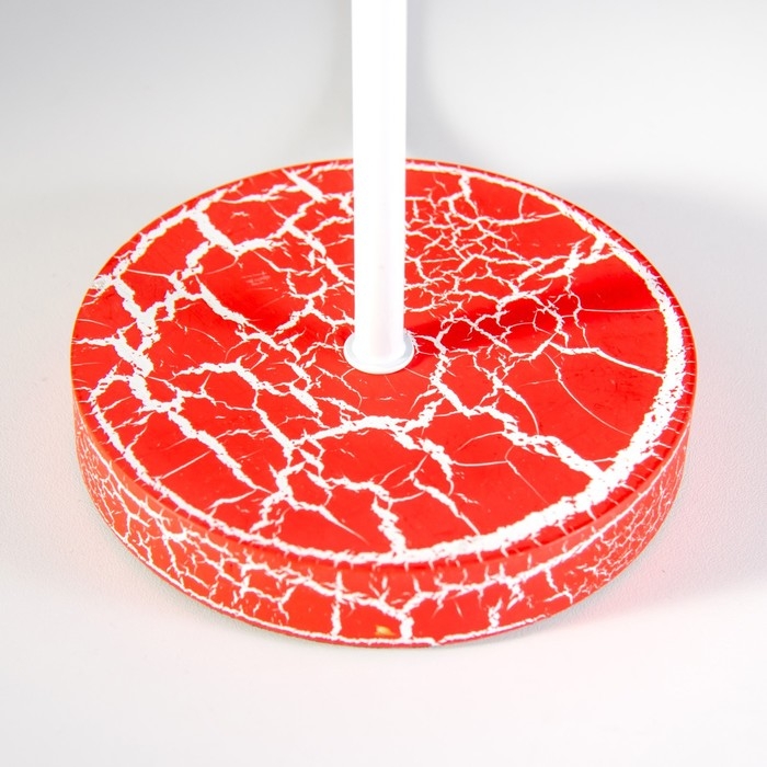 Настольная лампа Настольная лампа "Земфира" Е27 40Вт красный 24х24х35 см RISALUX