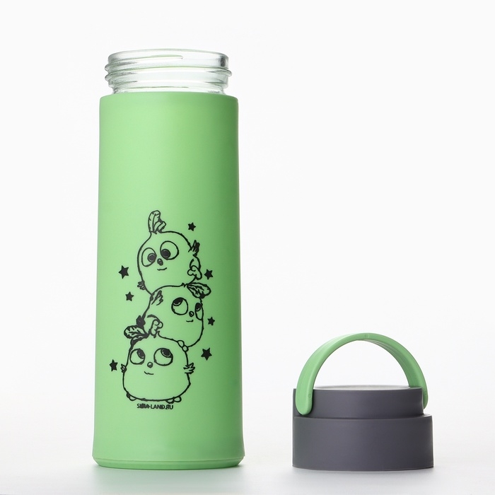 Бутылка для воды «Птички», 420 мл, стекло Бутылка для воды «Птички», 420 мл, стекло