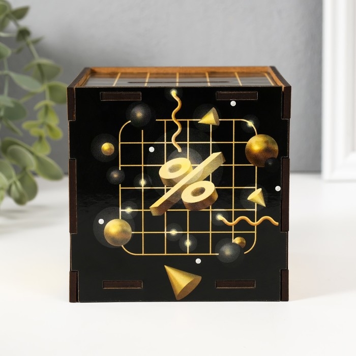 Копилка куб Копилка куб "Исполнения желаний" 10х10х10 см