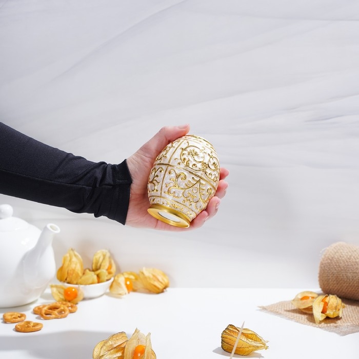 Подставка под зубочистки, 8×12 см, цвет металла золотой Подставка под зубочистки, 8×12 см, цвет металла золотой