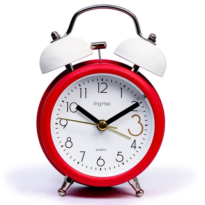 Будильник, плавный ход, d-8 см Будильник, плавный ход, d-8 см