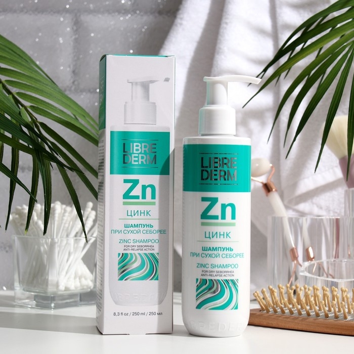 Шампунь для волос при сухой себорее LIBREDERM Цинк, 250 мл Шампунь для волос при сухой себорее LIBREDERM Цинк, 250 мл