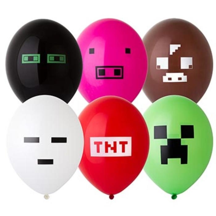 Шар латексный 14 Шар латексный 14" «Пиксели», пастель, набор 50 шт., МИКС