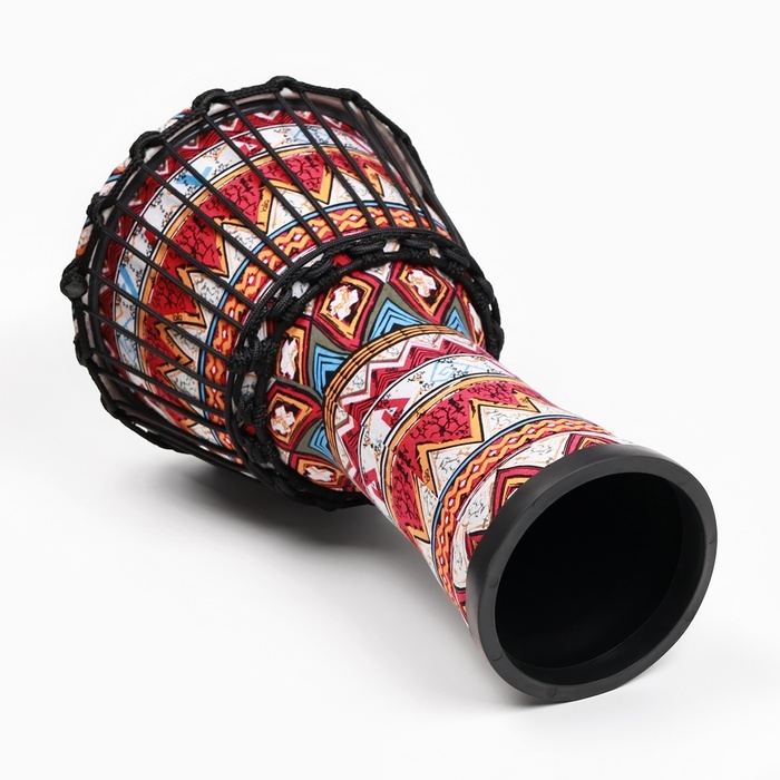 Барабан Джембе Красный орнамент, 38 х 21 см Барабан Джембе Красный орнамент, 38 х 21 см