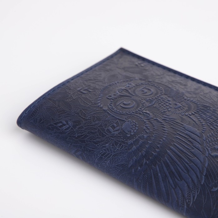 Обложка для паспорта, цвет синий Обложка для паспорта, цвет синий