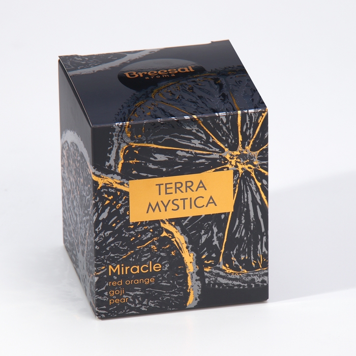 Ароматическая свеча  Ароматическая свеча "Breesal, TERRA MYSTICA", Апельсин, Груша, Ягоды