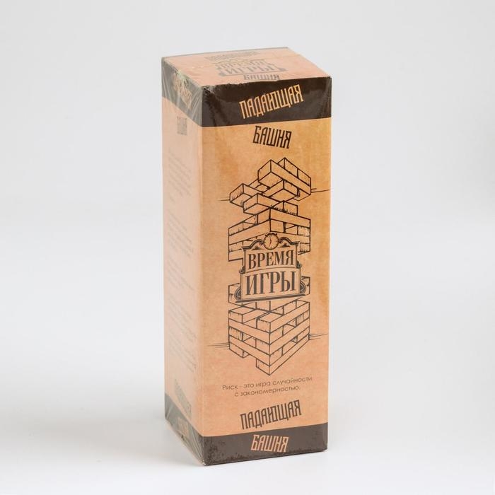 Падающая башня , 54 бруска, 18,5х6см Падающая башня , 54 бруска, 18,5х6см
