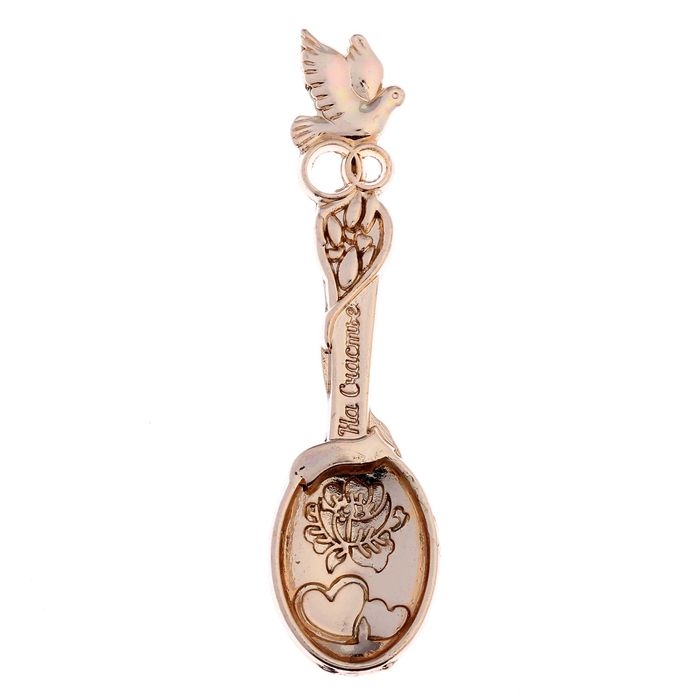 Кошельковый талисман: ложка загребушка «На счастье», 4,6 х 1,2 см. Кошельковый талисман: ложка загребушка «На счастье», 4,6 х 1,2 см.