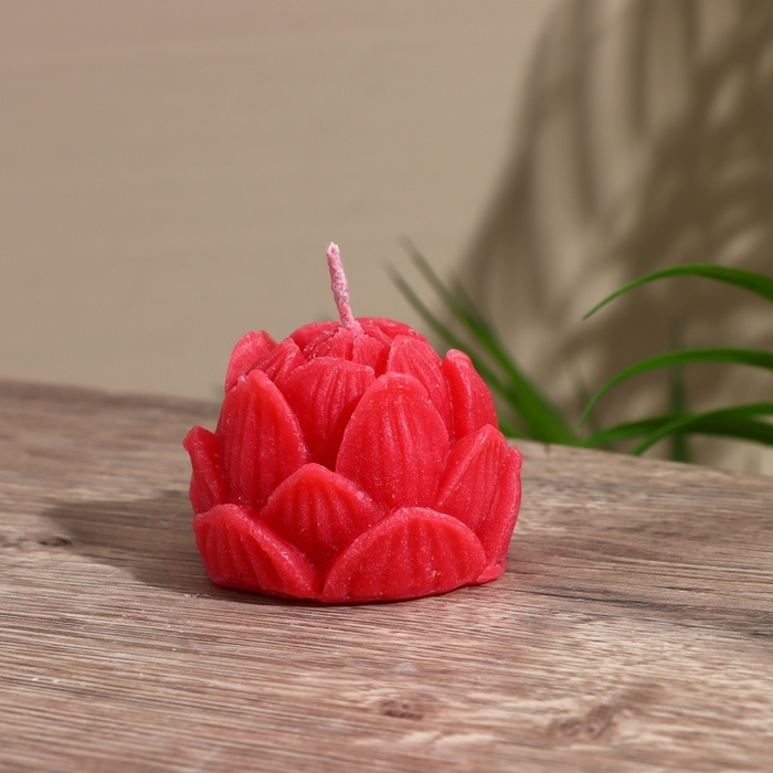 Свеча  Свеча "Лотос" 5х5х6 см, соевый воск