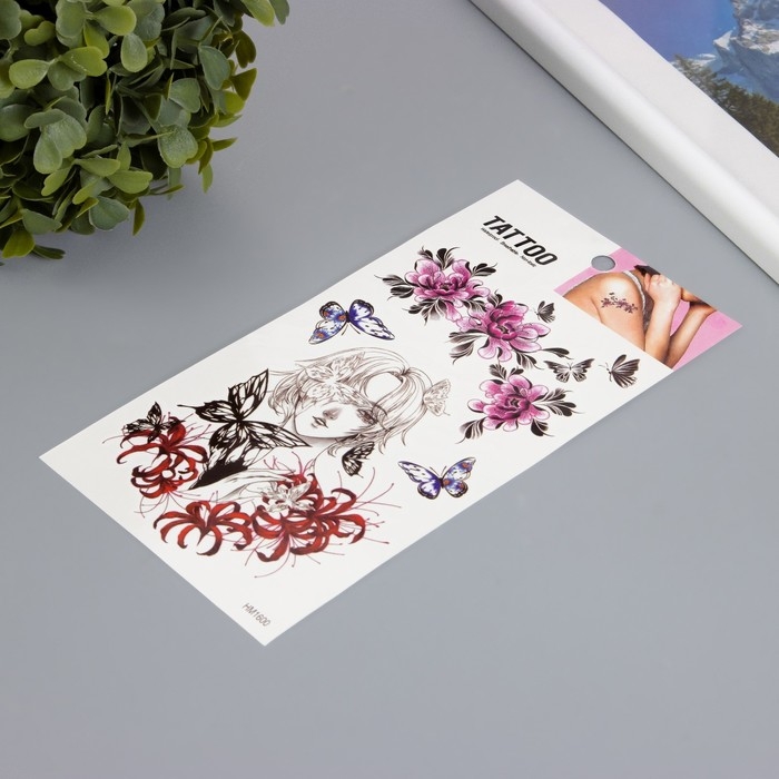 Татуировка на тело цветная  Татуировка на тело цветная "Твоя мечта" 10х20,5 см