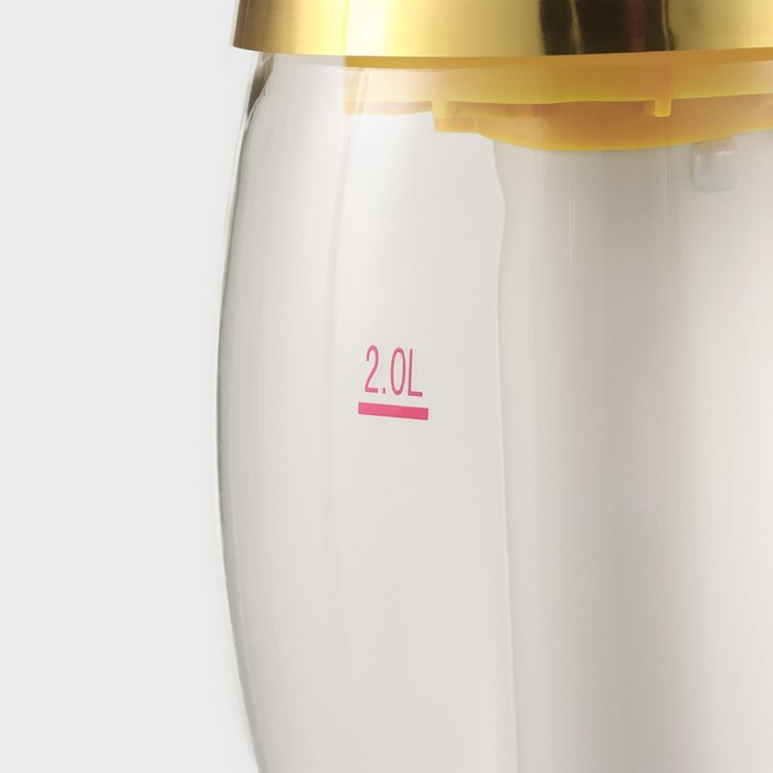 Башня пивная Gold, колба с подсветкой, 2 л, цвет золотой Башня пивная Gold, колба с подсветкой, 2 л, цвет золотой