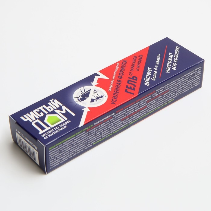 Гель от тараканов Гель от тараканов "Чистый дом", усиленная формула, 50 г