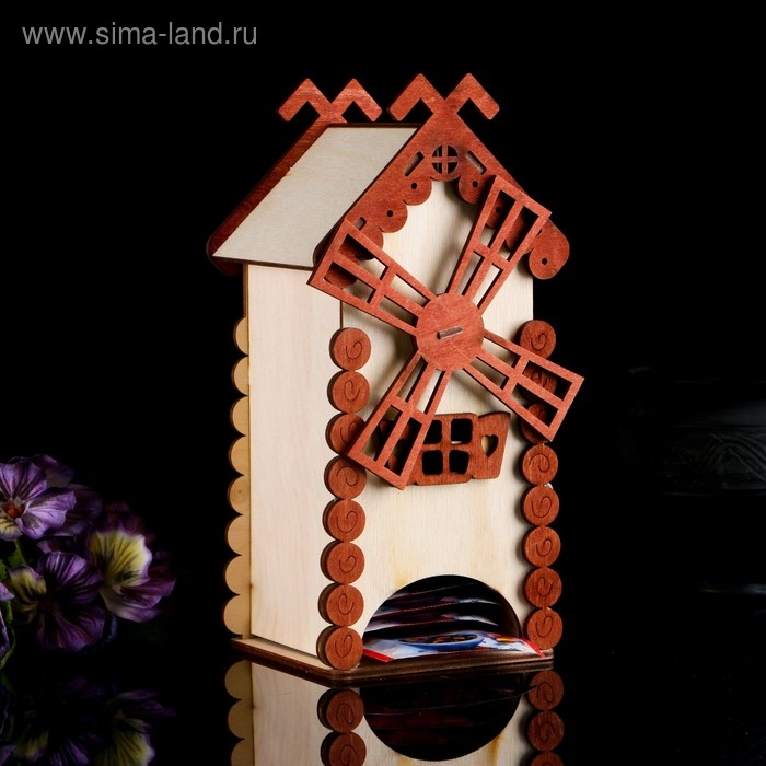 Чайный домик "Старая мельница", 10×10×21,5 см