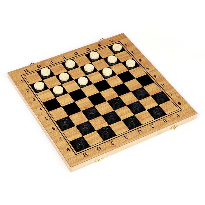 Настольная игра 3 в 1  Настольная игра 3 в 1 "Король": нарды, шахматы, шашки, 39 х 39 см