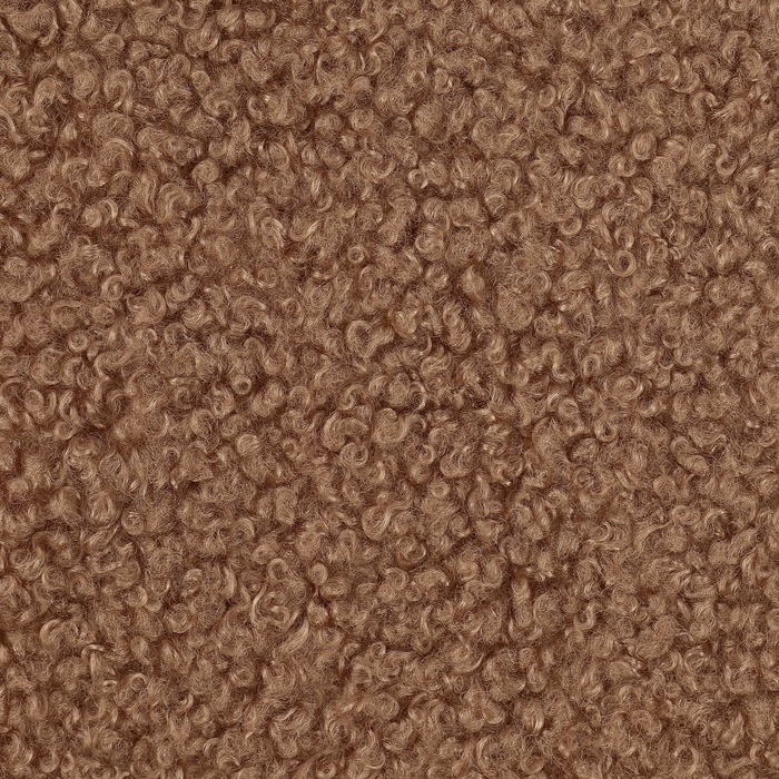 Лоскут мех «Барашек», 50 × 50 см, 500 г/м, цвет коричневый №29