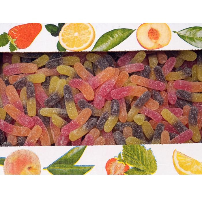 Мармелад жевательный фигурный «Кислые Гусенички», 1 кг Мармелад жевательный фигурный «Кислые Гусенички», 1 кг