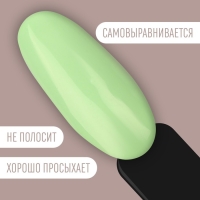 Гель лак для ногтей «DELICATE NUDE», 3-х фазный, 8 мл, LED/UV, цвет зелёный (26)
