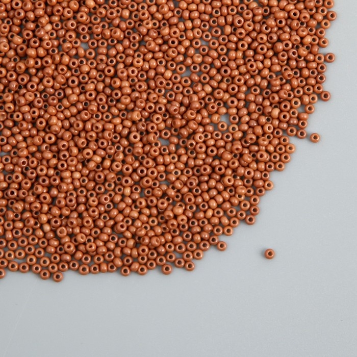 Бисер стекло 12/0  Бисер стекло 12/0 "Терракотовый" ровный №700 450 гр