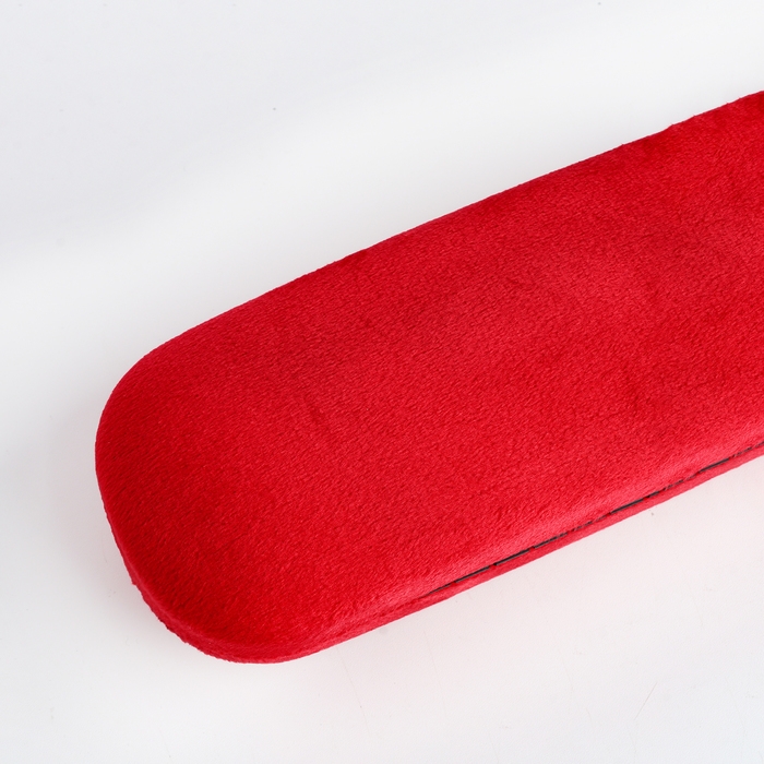 Футляр для очков на хлопушке, длина 16 см, цвет красный Футляр для очков на хлопушке, длина 16 см, цвет красный