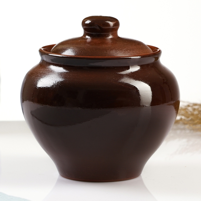 Горшок для запекания  Горшок для запекания "Русский" 0,7л / 14х14см, былина