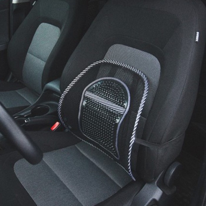 Ортопедическая спинка на сиденье TORSO с вертикальным массажером, 38×39 см Ортопедическая спинка на сиденье TORSO с вертикальным массажером, 38×39 см