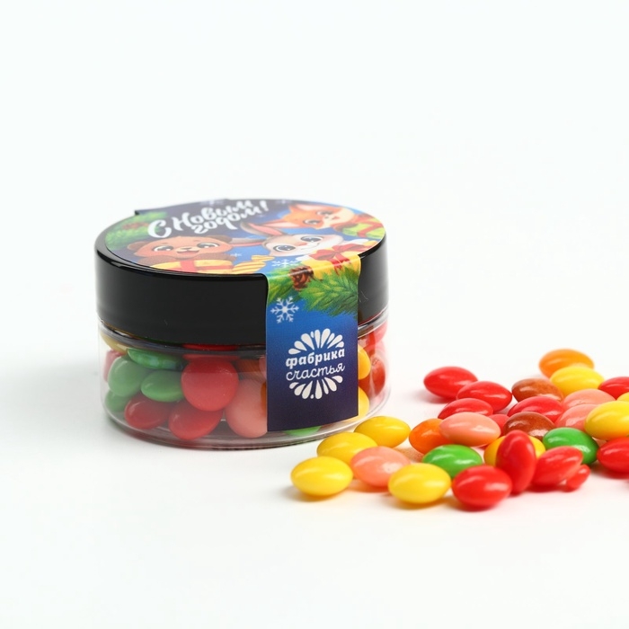 Драже в банке  Драже в банке "Зверята", 25 г