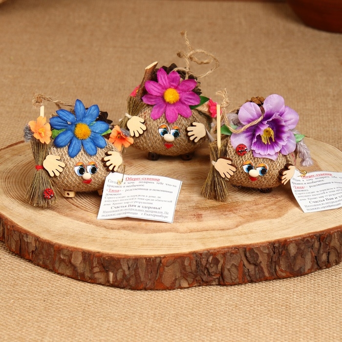 Оберег «Домовушка Тюха», микс Оберег «Домовушка Тюха», микс