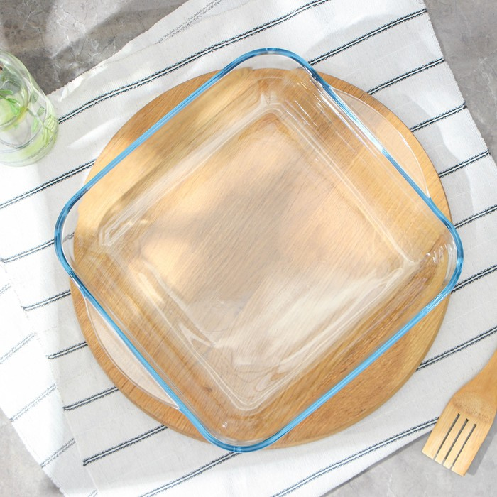 Лоток квадратный из жаропрочного стекла для запекания Borcam, 3,2 л, 28×28 см Лоток квадратный из жаропрочного стекла для запекания Borcam, 3,2 л, 28×28 см