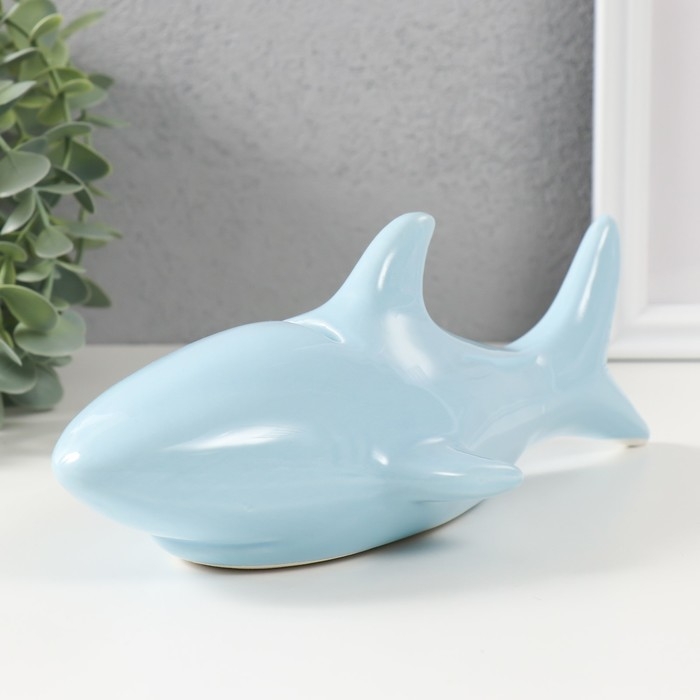 Копилка керамика Копилка керамика "Голубая акула" 24,5х12,5х11 см