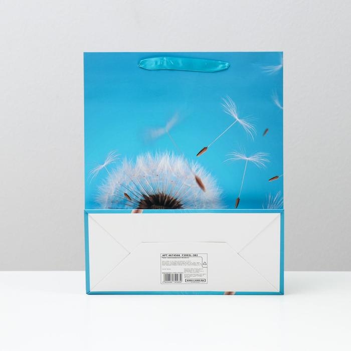 Пакет ламинированный  Пакет ламинированный "Одуванчик" 26x32x12