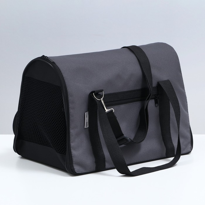 Сумка - переноска для животных, размер S, 39 х 23 х 27 см серый Сумка - переноска для животных, размер S, 39 х 23 х 27 см серый