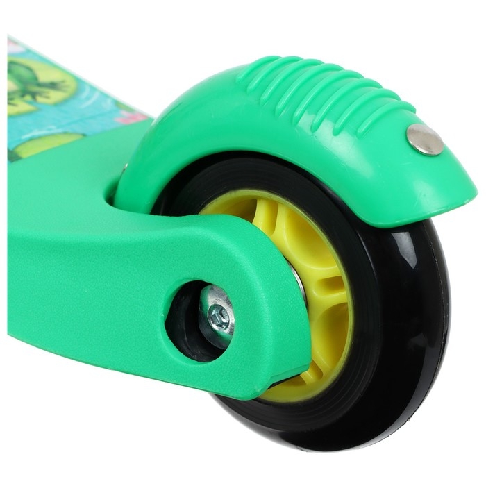 Самокат GRAFFITI «В лесу», колёса PU 110/80 мм, ABEC 7, цвет зелёный Самокат GRAFFITI «В лесу», колёса PU 110/80 мм, ABEC 7, цвет зелёный