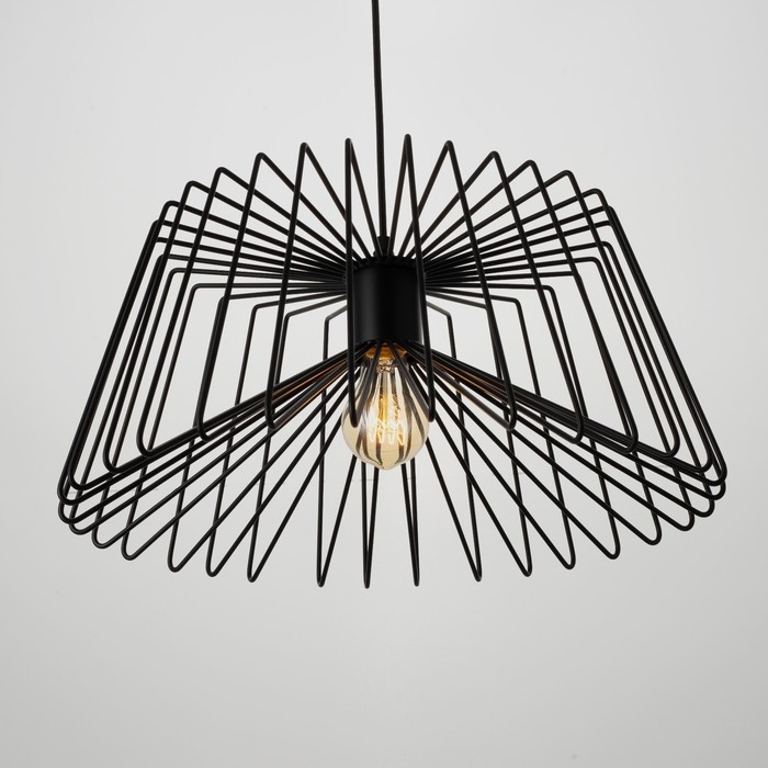 Светильник BayerLux "Атом" 1х40Вт E27 черный 40х40х120 см.