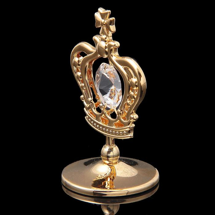 Сувенир «Корона», 3×3,5×5,5 см, с кристаллами Сувенир «Корона», 3×3,5×5,5 см, с кристаллами