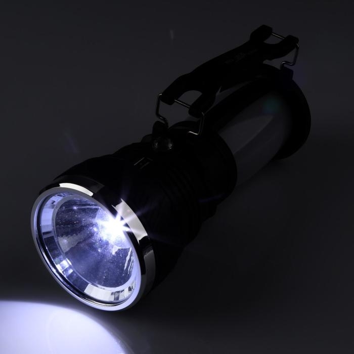 Фонарь светодиодный аккумуляторный ручной, 1 LED, 3 режима, 17.5 х 7 х 7 см Фонарь светодиодный аккумуляторный ручной, 1 LED, 3 режима, 17.5 х 7 х 7 см