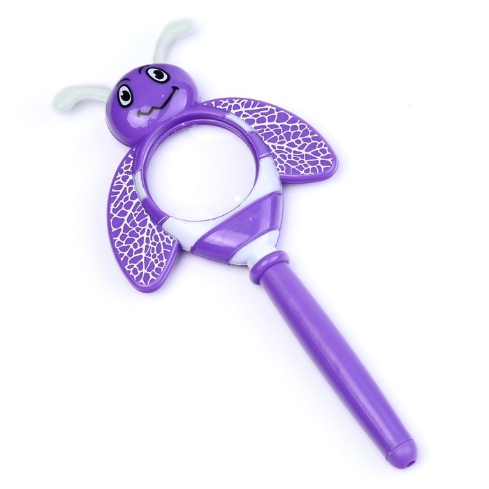 Лупа детская Насекомые, линза 35мм, микс Лупа детская Насекомые, линза 35мм, микс