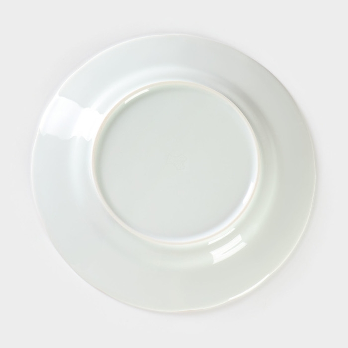 Тарелка фарфоровая «Надежда. Стильный», d=24 см Тарелка фарфоровая «Надежда. Стильный», d=24 см