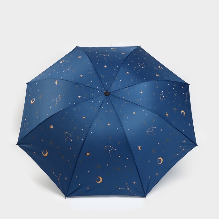 Зонт женский механический «Космос», 8 спиц, d=95, цвет тёмно-синий Зонт женский механический «Космос», 8 спиц, d=95, цвет тёмно-синий