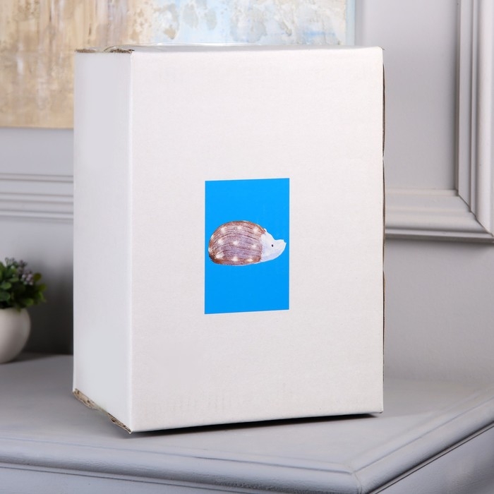 Светодиодная фигура «Ёжик» 35 × 16 × 20 см, акрил, 30 LED, 220 В, свечение белое Светодиодная фигура «Ёжик» 35 × 16 × 20 см, акрил, 30 LED, 220 В, свечение белое