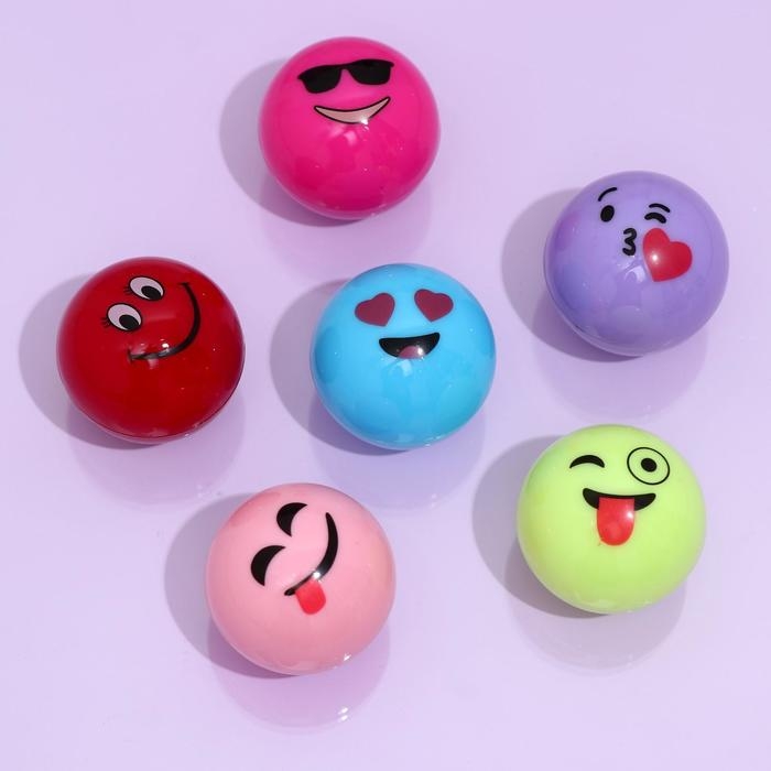 Бальзам для губ «Смайлики», микс цветов и ароматов Бальзам для губ «Смайлики», микс цветов и ароматов